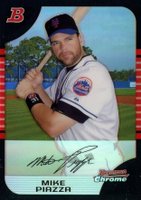 2005 Bowman Chrome #45 Mike Piazza Refractor Baseball Card