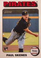 2024 Topps Heritage #594 Paul Skenes White Border Baseball Card
