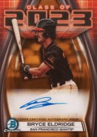 2023 Bowman Draft Class of 2023 Autograph #23ABE Bryce Eldridge Gold Baseball Card