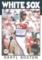 1986 Topps #139 Daryl Boston Baseball Card