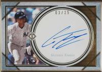 2018 Topps Transcendent Transcendent Collection Autographs #TCAGT Gleyber Torres Horizontal Baseball Card