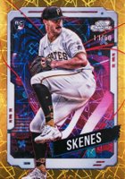2024 Topps Chrome Cosmic #30 Paul Skenes Gold Interstellar Refractor Baseball Card