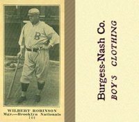 1916 Burgess-Nash Co. #144 Wilbert Robinson Baseball Card