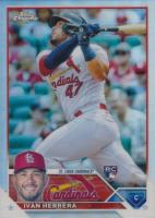 2023 Topps Chrome #177 Ivan Herrera Refractor Baseball Card