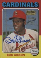 2001 Topps Team Topps Legends Autograph #TT18F Bob Gibson Baseball Card