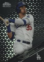 2020 Topps Chrome Black #1 Cody Bellinger Refractor Baseball Card