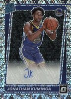 2021 Panini Donruss Optic #190 Jonathan Kuminga Autograph-Fast Break Basketball Card