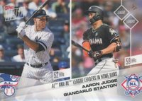 2017 Topps Now  #685 Aaron Judge/Giancarlo Stanton Baseball Card
