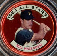 1964 Topps Coins #143 Bill Mazeroski Baseball Card