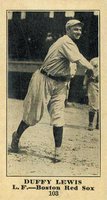 1916 Sporting News #103 Duffy Lewis Blank Back Baseball Card