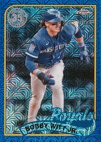 2024 Topps Silver Pack 1989 Chrome Promo #11 Bobby Witt Jr. Series 2-Blue Refractor Baseball Card