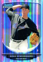 2013 Bowman Chrome Draft Picks & Prospects Top Prospects #TP-22 Noah Syndergaard Refractor Baseball Card