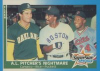 1987 Fleer Glossy #633 A.L. Pitcher's Nightmare Baseball Card