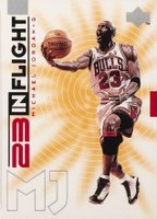 1998 Upper Deck Michael Jordan Living Legend In-Flight #IF12 Michael Jordan Basketball Card