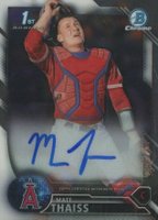 2016 Bowman Draft Chrome Draft Picks Autographs #CDAMT Matt Thaiss Baseball Card