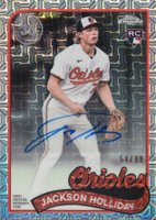 2024 Topps Silver Pack 1989 Chrome Promo #JH Jackson Holliday Update-Autograph Baseball Card