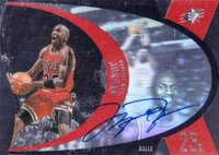 1996 Upper Deck Authenticated Autographs # Jordan's 1996 SPx Sample Basketball Card