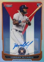 2020 Bowman's Best Decade's Best #DB5 Yordan Alvarez Autograph Baseball Card
