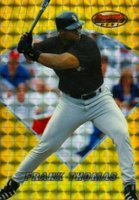 1996 Bowman's Best #13 Frank Thomas Atomic Refractor Baseball Card