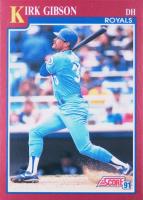1991 Score Traded #18T Kirk Gibson Baseball Card