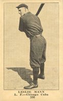 1917 Boston Store #106 Leslie Mann Baseball Card