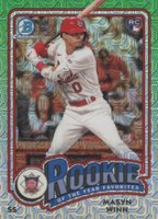 2024 Bowman Mega Box Chrome Rookie of the Year Favorites #ROY3 Masyn Winn Baseball Card