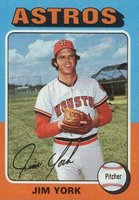 1975 Topps #383 Jim York Baseball Card