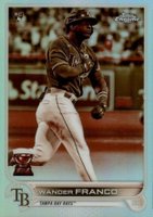 2022 Topps Chrome #35 Wander Franco Sepia Refractor Baseball Card