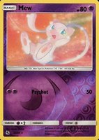2019 Pokemon Sun & Moon Hidden Fates #32 Mew-Reverse Foil TCG Card
