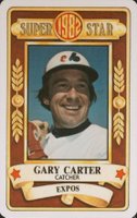 1982 Perma-Graphics Super Star Credit Cards # Gary Carter Baseball Card