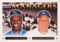 1993 Topps Gold #507 Hal McRae/Tommy Lasorda Major League Managers Baseball Card