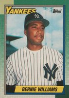 1990 Topps #701 Bernie Williams Baseball Card