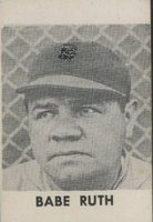 1961 Baseball Player Key Chains-Insert # Babe Ruth Baseball Card