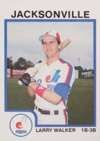 1987 Procards #429 Larry Walker Jacksonville Expos Baseball Card