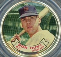 1964 Topps Coins #89 Ron Hunt Baseball Card