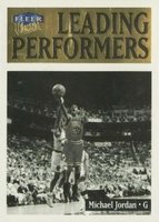 1998 Ultra Leading Performers #4 Michael Jordan Basketball Card