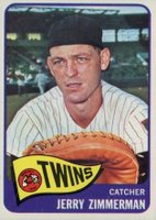 1965 Topps #299 Jerry Zimmerman Baseball Card