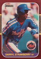 1987 Donruss Opening Day #128 Darryl Strawberry Baseball Card