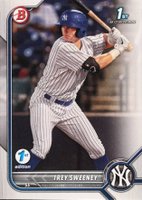 2022 Bowman 1st Edition #BPPF137 Trey Sweeney Baseball Card