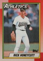 1990 Topps #582 Rick Honeycutt Baseball Card