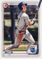 2020 Bowman Draft #BD152 Bobby Witt Jr. Baseball Card