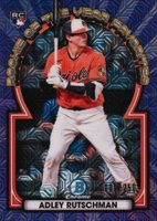 2023 Bowman Mega Box Chrome ROY Favorites #4 Adley Rutschman Purple Baseball Card