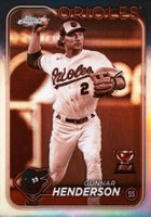 2024 Topps Chrome #36 Gunnar Henderson Sepia Refractor Baseball Card
