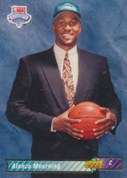 1992 Upper Deck #2 Alonzo Mourning Basketball Card