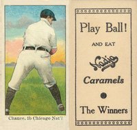 1909 Nadja Caramel # Frank Chance Baseball Card