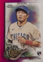 2022 Topps Allen & Ginter Chrome #235 Seiya Suzuki Magenta Refractor Baseball Card
