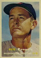 1957 Topps #64 Pete Runnels Baseball Card