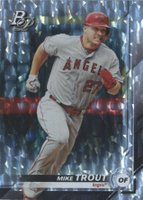 2019 Bowman Platinum #1 Mike Trout Ice Baseball Card