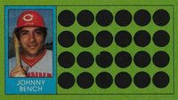 1981 Topps Scratch-Offs #64 Johnny Bench Baseball Card