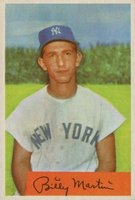1954 Bowman #145a Billy Martin .983/.982 Field Avg. Baseball Card